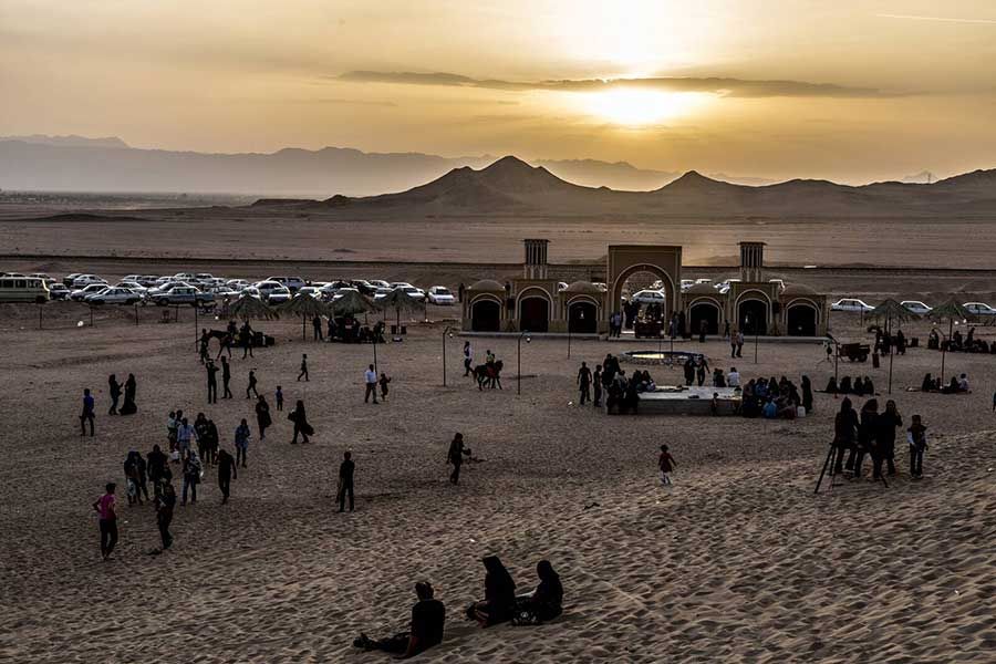 Bafq Desert Attractions of Yazd Province in Iran