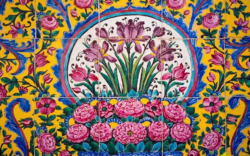 Kashi Haft Rang (Seven-Colored Tiles) of Shiraz