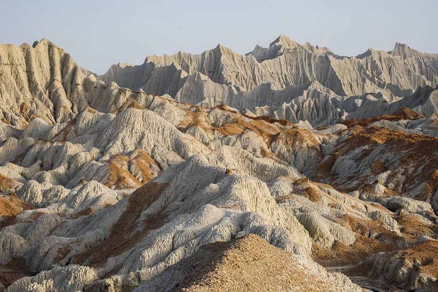 Martian mountains of Chabahar