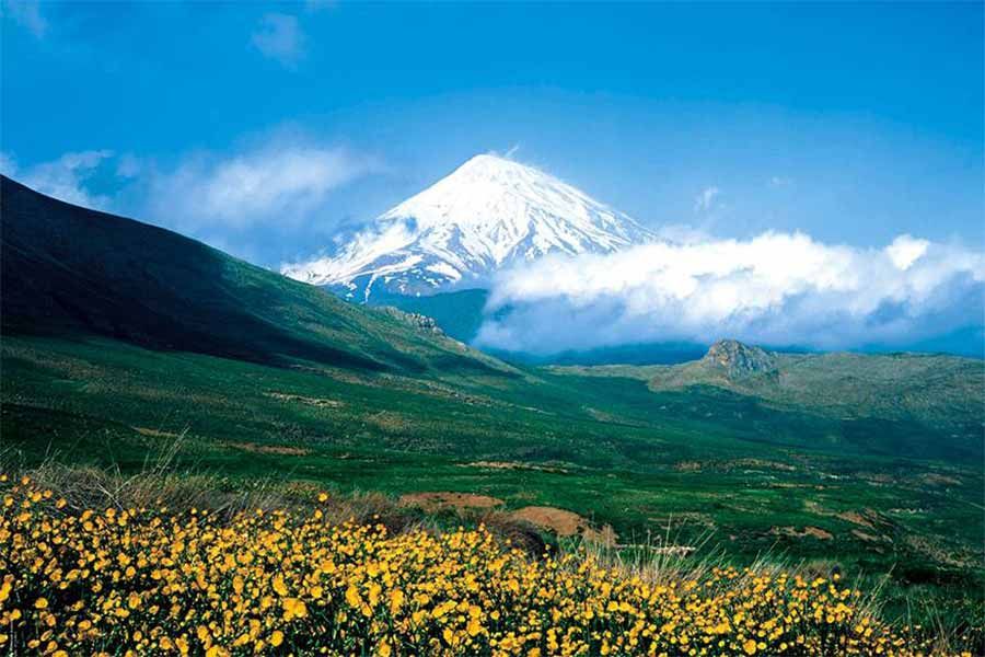 Damavand Mountain the highest mountain of Iran