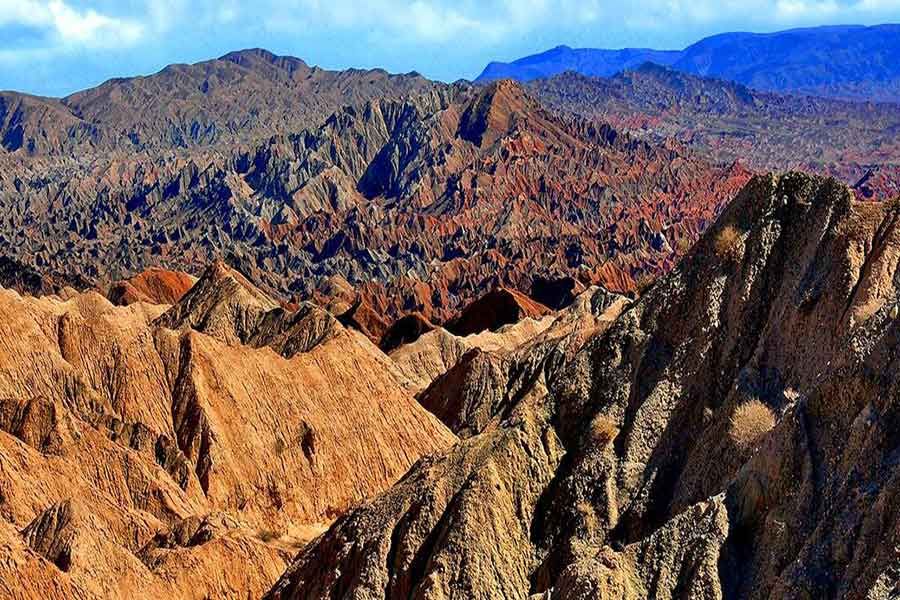 Nehbandan Martian Mountains